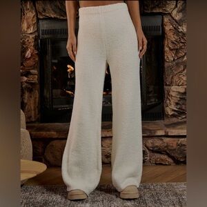 Plush Knit High Rise Pants